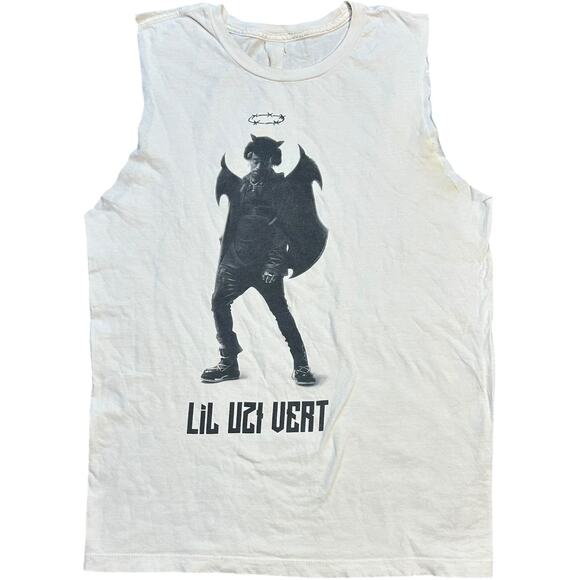 Lil Uzi Vert Dark Angel Demon Vamp Rap Merch Sleeveless T-shirt - Picture 1 of 5